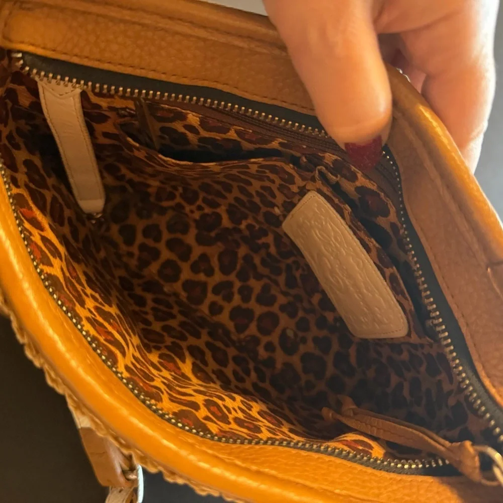 Brighton Fashionista Jet travel bag, crochet jute Crossbody bag